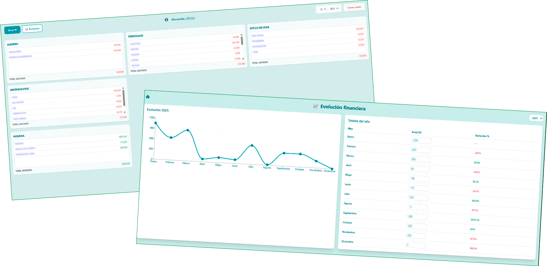 Preview of the WalletBill platform